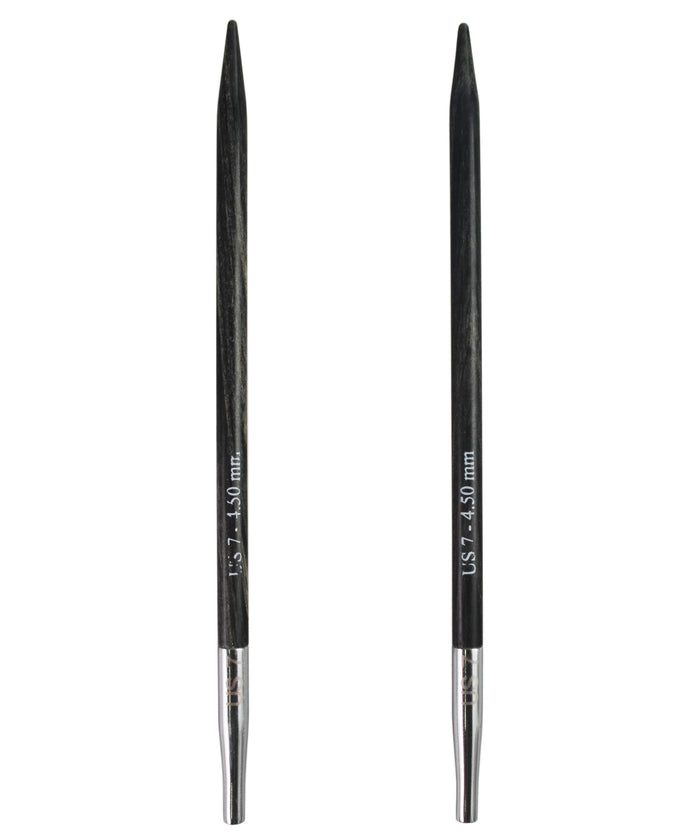 Knitter's Pride Dreamz Interchangeable Needle Tips-Needles-Knitter's Pride-US 7 (4.5mm) - Grey Onyx-Alpaca Direct
