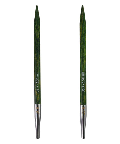 Knitter's Pride Dreamz Interchangeable Needle Tips-Needles-Knitter's Pride-US 9 (5.5mm) - Misty Green-Alpaca Direct