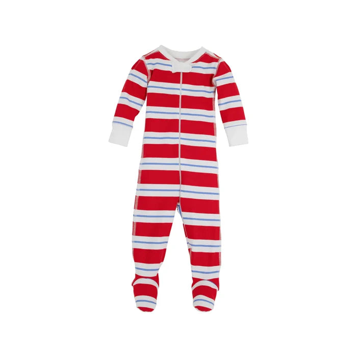 Knox’s Night Night Footed-Richmond Red Stripe
