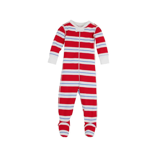 Knox’s Night Night Footed-Richmond Red Stripe