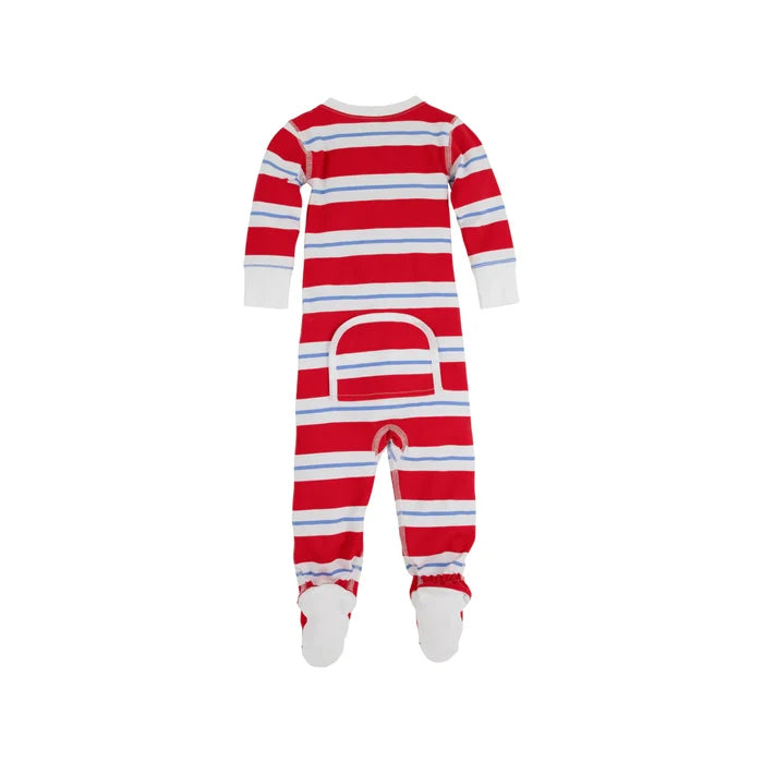 Knox’s Night Night Footed-Richmond Red Stripe