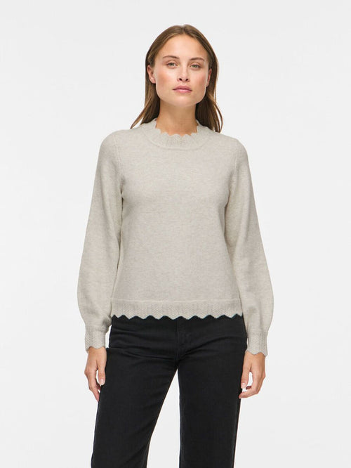 Kola Knit Jumper (Superlight/Natural Melange)