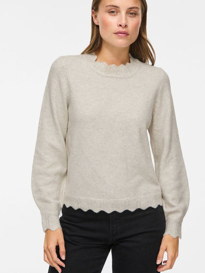 Kola Knit Jumper (Superlight/Natural Melange)