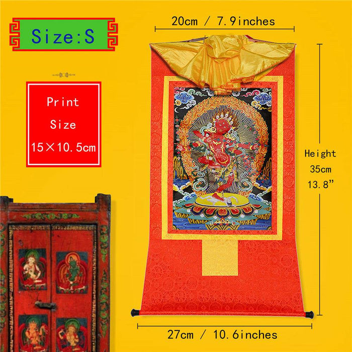 Kurukulla-Mother Buddha Kuru - Tibetan thangka painting, view 6