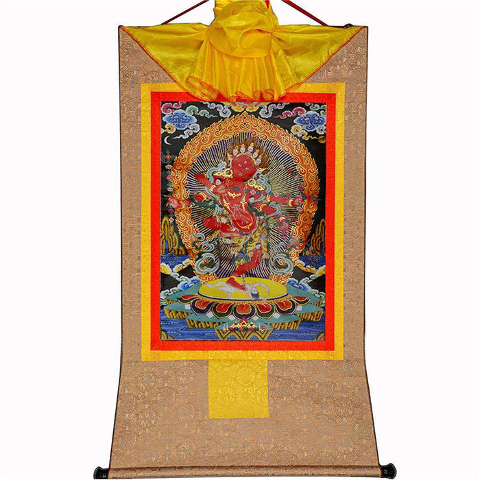 Kurukulla-Mother Buddha Kuru - Tibetan thangka painting, view 8