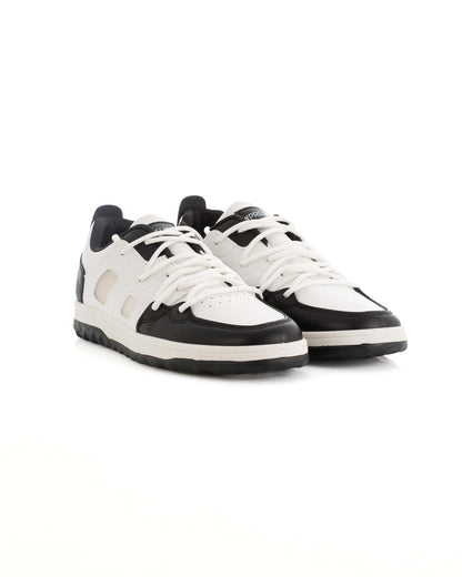 Lace-Up Leather Chunky Sneakers