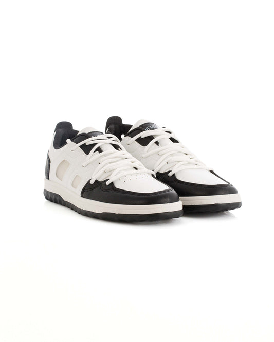 Lace-Up Leather Chunky Sneakers