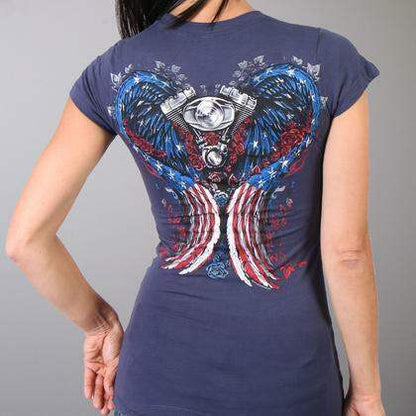Ladies Angel Wings T-Shirt: Description
Ladies Angel Wings T-Shirt