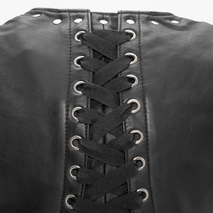 Ladies Empress Vest: The Empress is for those who want some serious style points - the rivets and corset back lining make thi