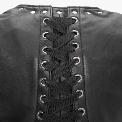 Ladies Empress Vest: The Empress is for those who want some serious style points - the rivets and corset back lining make thi