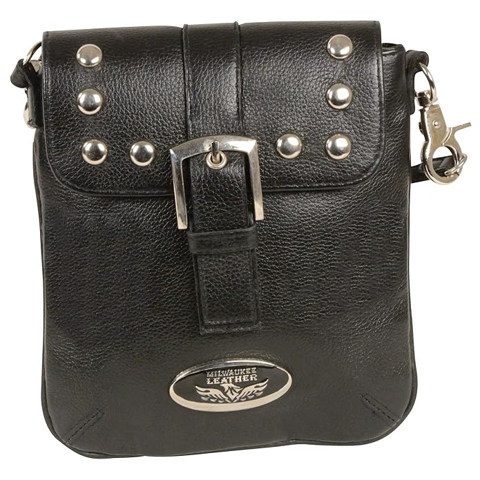 Ladies Studded Shoulder Bag Bk: Ladies Studded Shoulder Bag Bk



1