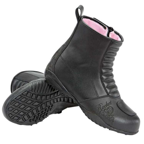 Ladies Trixie Boots Black: Leather - Drytech waterproof breathable membraneRoad worthy features and all day walking comfort i