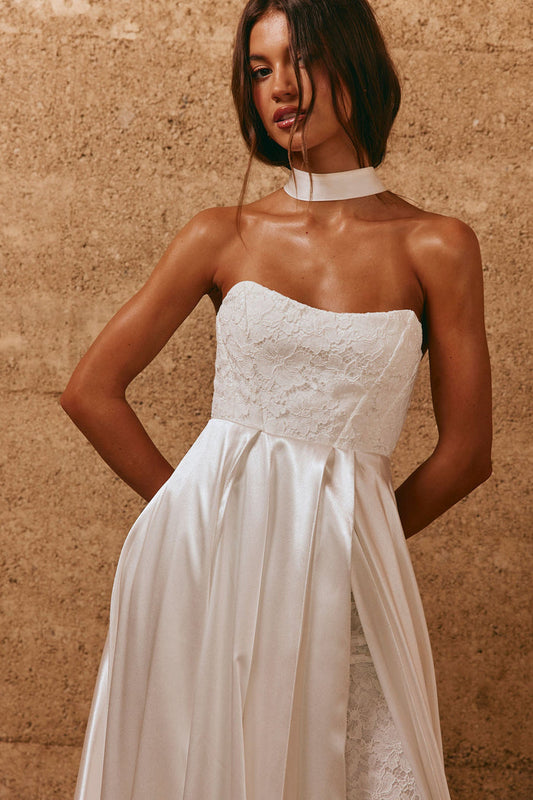 Lara Bridal Satin Necktie