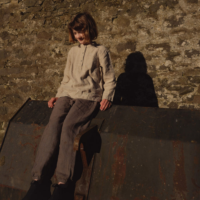 Larch Baby & Kids Shirt - Linen - Natural