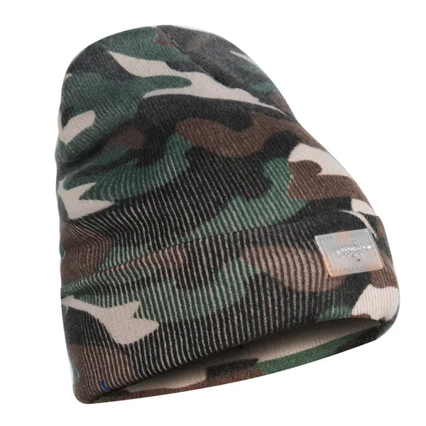 LED beanie camouflage outdoor hunting environment