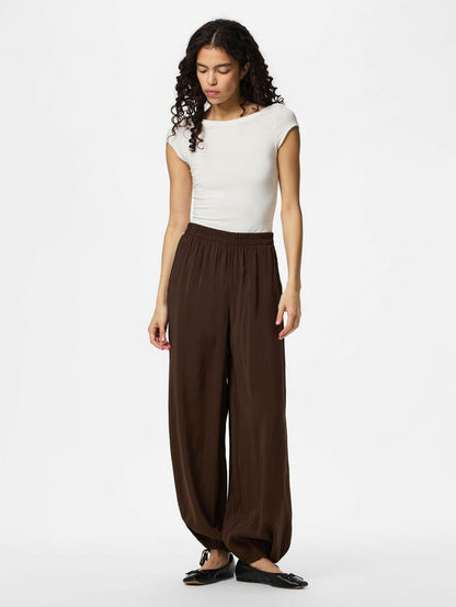Lia Balloon Trousers (Coffee)