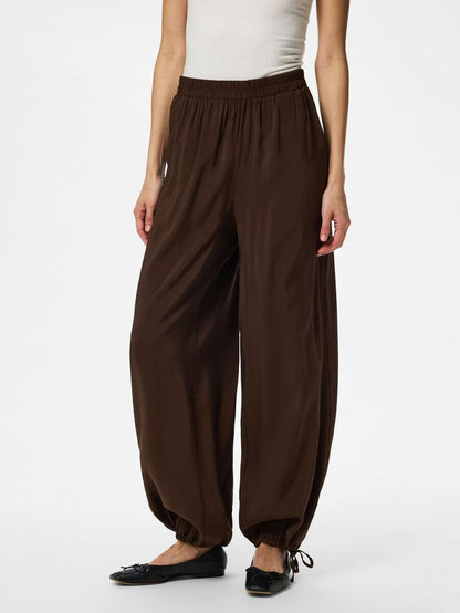 Lia Balloon Trousers (Coffee)