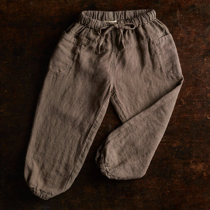 Linden Baby & Kids Trousers - Linen - Timber