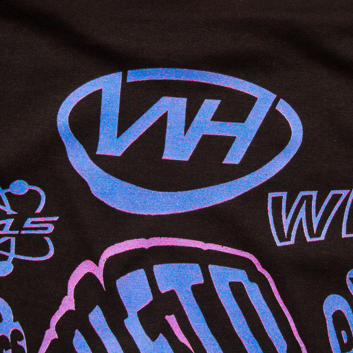 Liquid Logo Back Print - Tshirt - Black
