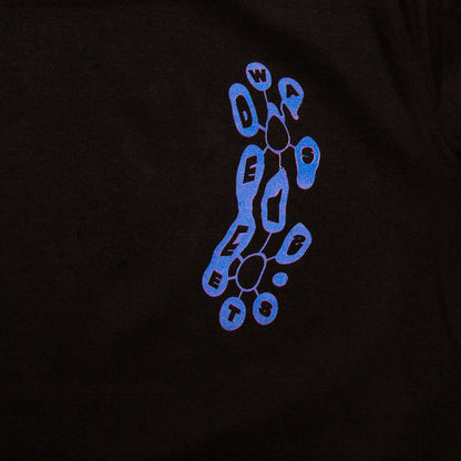 Liquid Logo Back Print - Tshirt - Black