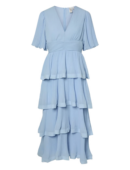 Lira Maxi Dress (Skyway Blue)