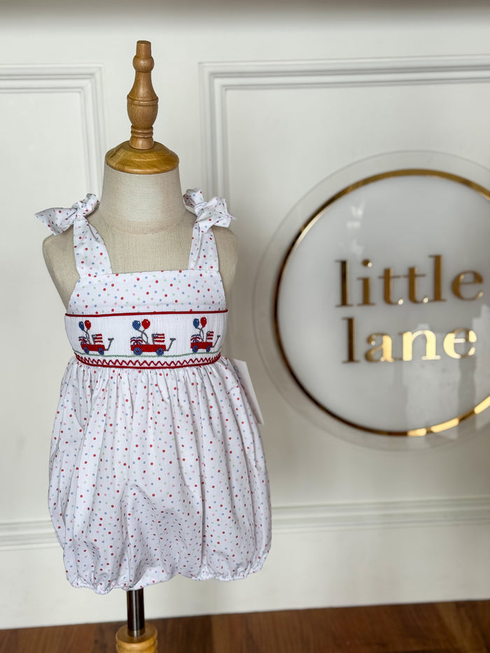 Little Red Wagon Party-Gigi Polka Dot Bubble