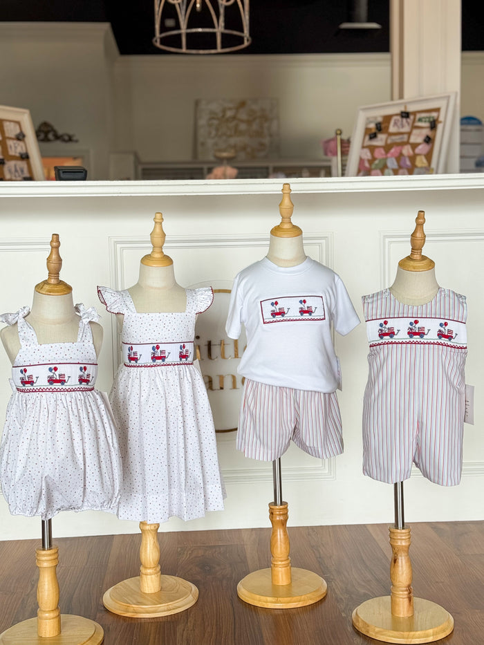 Little Red Wagon Party-Gigi Polka Dot Bubble