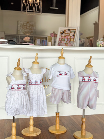 Little Red Wagon Party-Jackie Polka Dot Dress