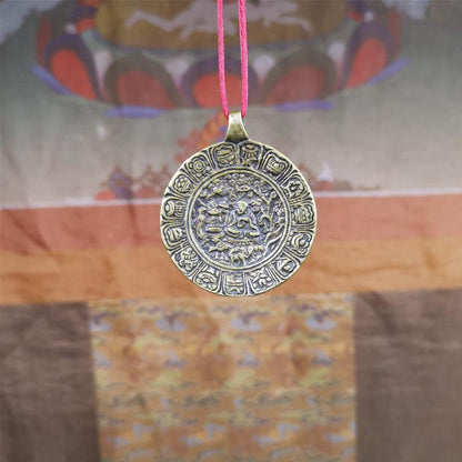 Longevity Melong 1.57" - Tibetan Buddhist art, view 8