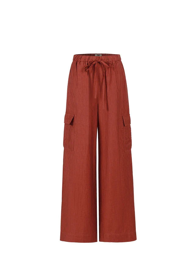 Loreen Cargo Pants (Rust)
