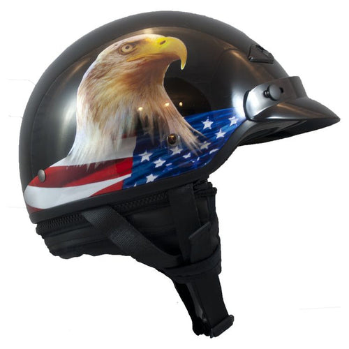 LS2 Bagger - MURICA: LS2 Bagger Murica Eagle Helmet
The LS2 Bagger Helmet starts with an ultra-lightweight fiberglass shell