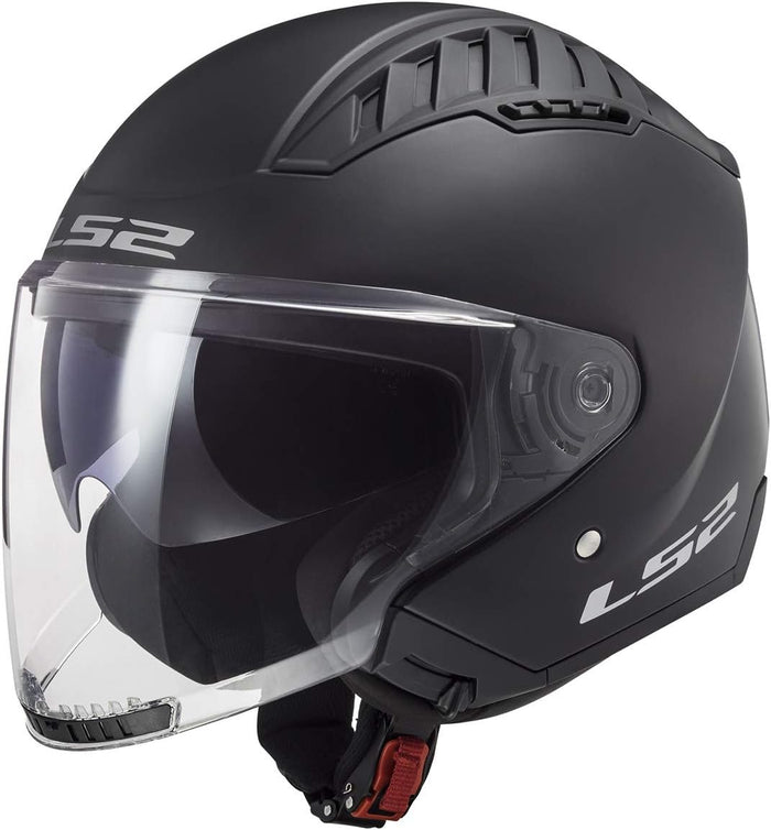 LS2 Copter Open Face Solid: Helmet with a sporty design, perfect for city commuters