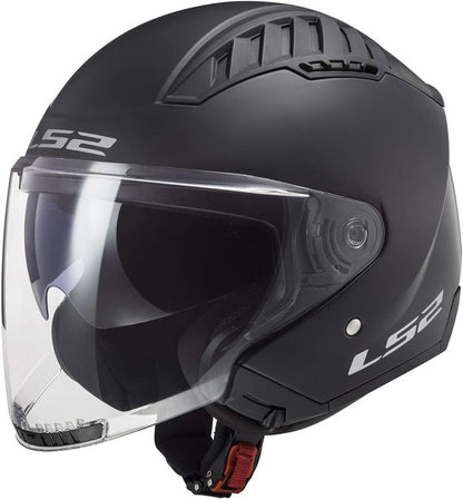 LS2 Copter Open Face Solid: Helmet with a sporty design, perfect for city commuters