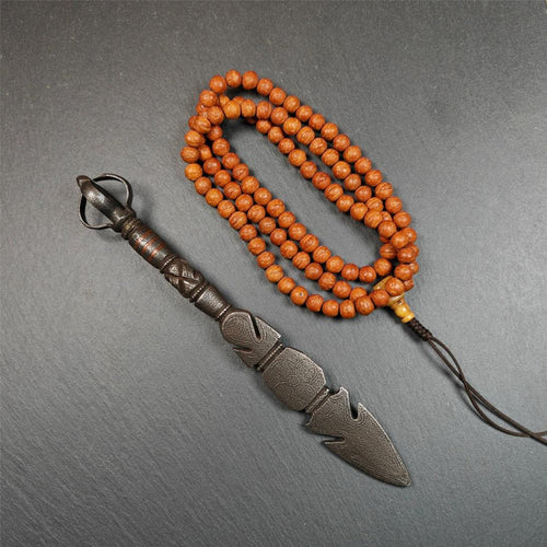 Manjusri Sword - 7.9" - Tibetan Buddhist art, front view