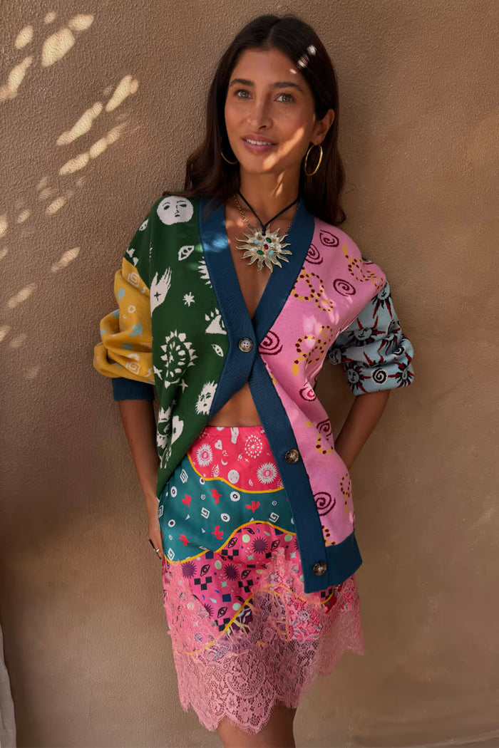 Martha Morocco Cardigan (Multi)