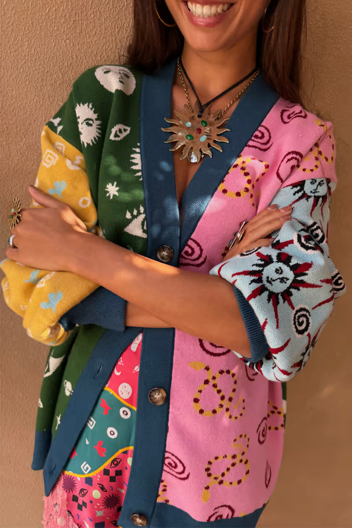 Martha Morocco Cardigan (Multi)