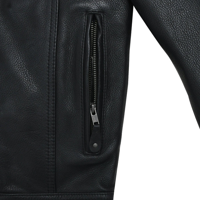 Eagle Leather Mastermind Jacket zippered sleeve pocket detail
