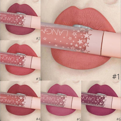 Matte Lipstick Waterproof Long-lasting – 12-Color Set