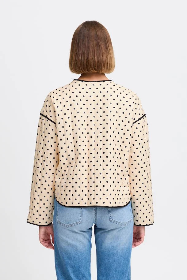 Maura Jacket (Creme/Black Dots)