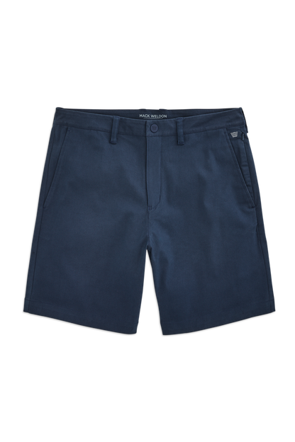 True Navy | Front view of Maverick Tech Chino Short in True Navy