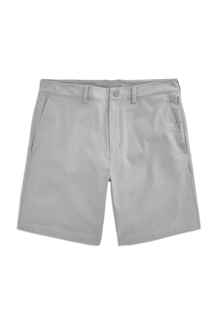 Monument | Front view of Maverick Tech Chino Short in Monument