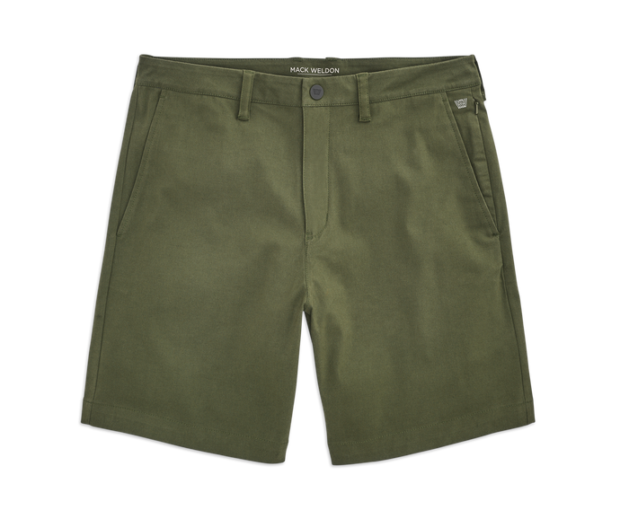 Commando | Front view of Maverick Tech Chino Short in Commando