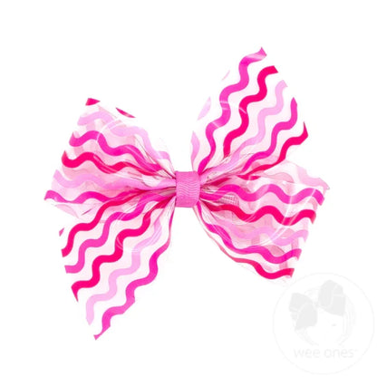 Medium Splish Splash Vinyl Bow