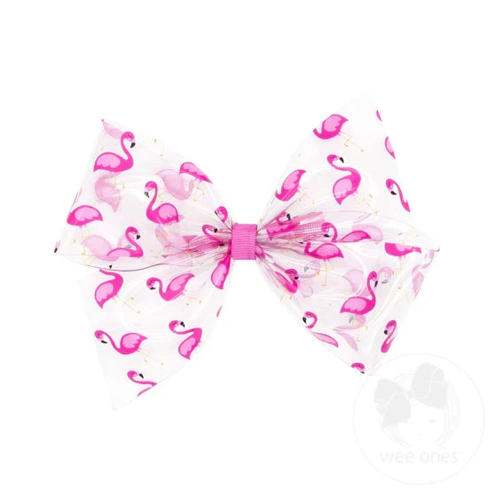 Medium Splish Splash Vinyl Bow