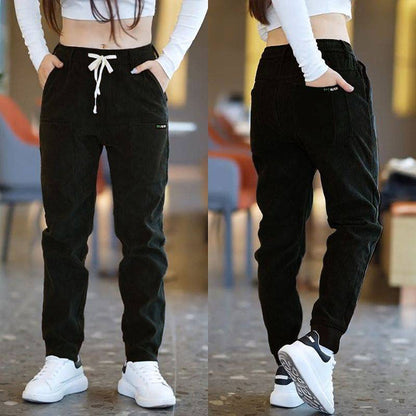Multi-Angle Shot: Men's 6-Pocket Track Sweatpants in All Colors – Polyester Comfort Up Close