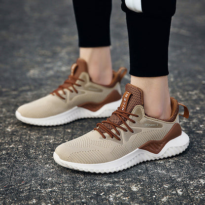 Breathable running shoes – unisex pair ready for track