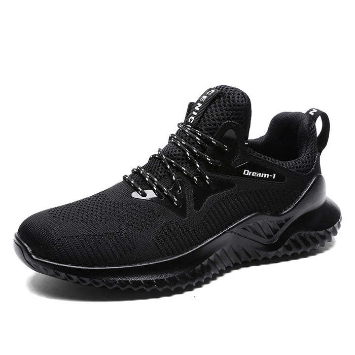 Breathable running shoes – flat lay of minimalist style