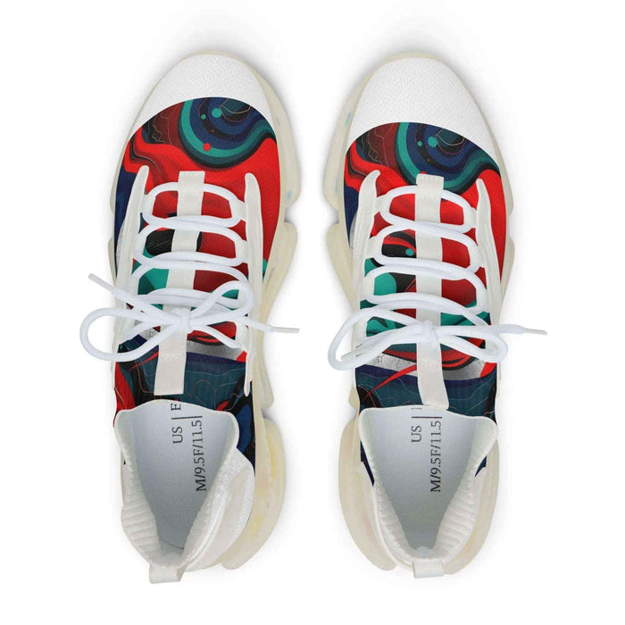 Men's lightweight sneaker shown in a product view with mesh upper, lace-up closure and contrasting sole shoe styling details.
