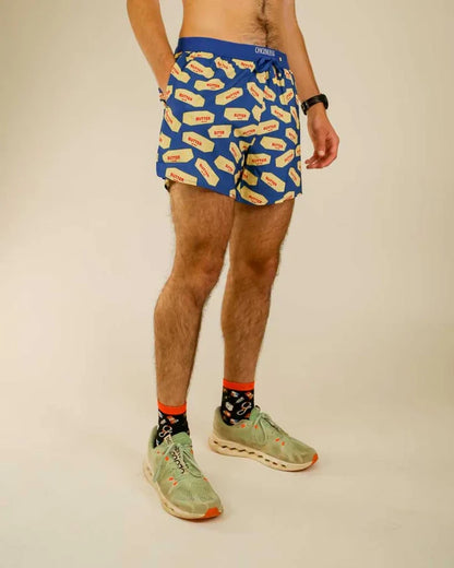 Men's Butter 5" Drawstring Split Running Shorts