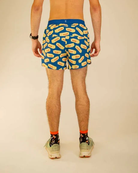 Men's Butter 5" Drawstring Split Running Shorts